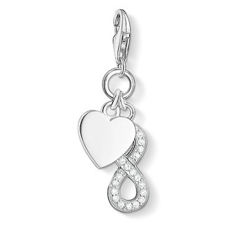 1 - Ciondolo Thomas Sabo 1248-051-14  Argento 925 Cuore ed Infinito