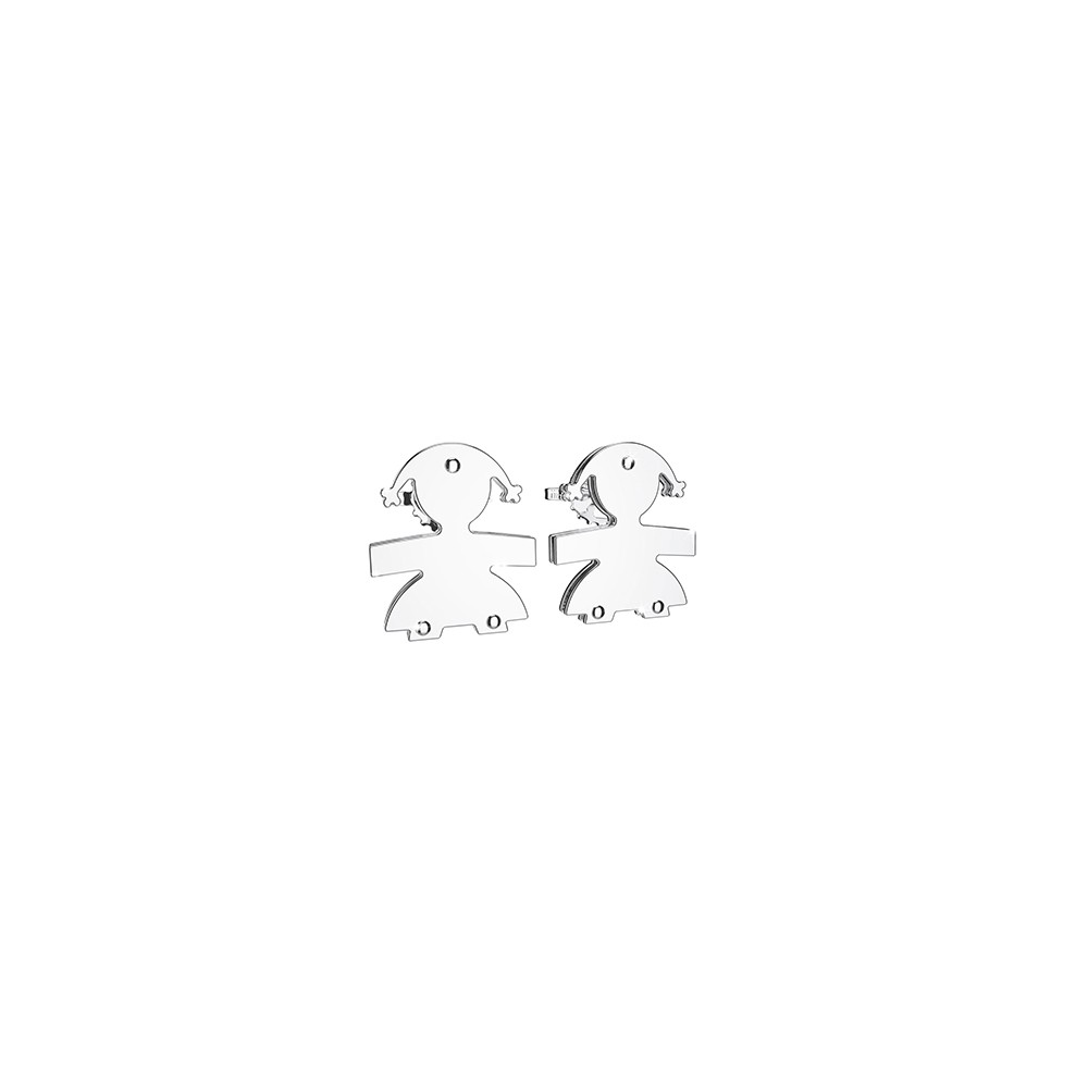 1 - Le Bebè Earrings LBB053 White Gold "I Classici" collection