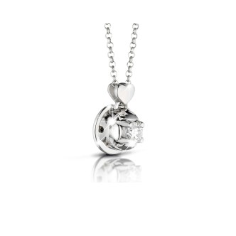 1 - Le Bebè Light Point Necklace LBB231 18 Kt White Gold "Gli Inseparabili" collection