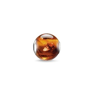 1 - Pendant Thomas Sabo K0130-700-2 Silver 925 Bead Amber