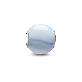 1 - Ciondolo Thomas Sabo K0072-591-1 Argento 925 Calcedonio Blu