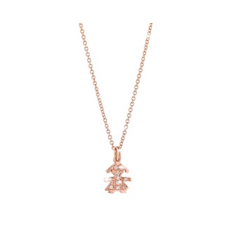 1 - Le Bebè Necklace LBB324 Rose Gold collection "Le Briciole"