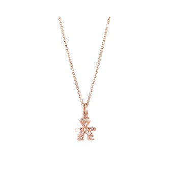 1 - Le Bebè Necklace LBB323 Rose Gold collection "Le Briciole"