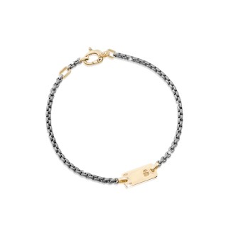 1 - Le Bebè Bracelet LBU015 Yellow Gold 9 Kt "I Valori" collection