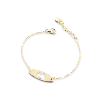 1 - Le Bebè Bracelet PMG012 Yellow Gold 9 Kt Primegioie collection