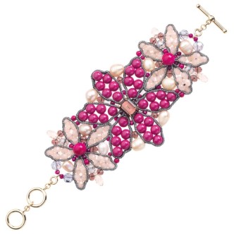 1 - Ottaviani 500213B bracelet with stones and pearls Bijoux collection