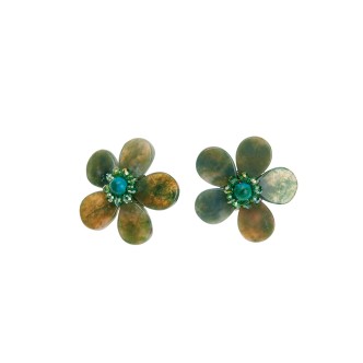 1 - Ottaviani 500414O-1 earrings in green Agate