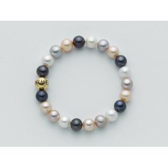 1 - Nimei Bracelet PBR1252 Gold 750/1000 with pearls