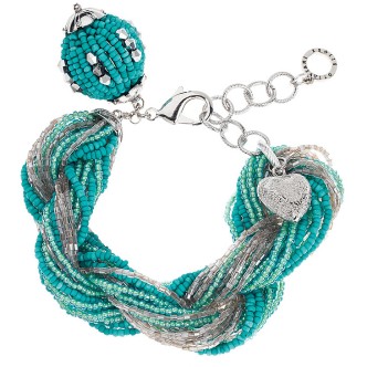 1 - Bracciale Ottaviani Torcion 470580 perline e cristalli