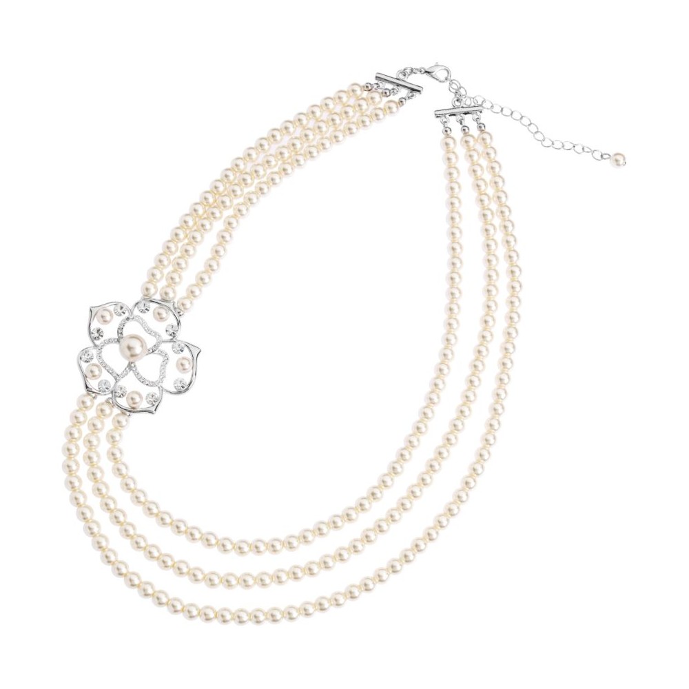 1 - Ottaviani 500304C necklace with pearls and crystals