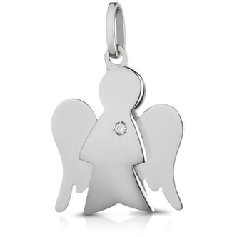 1 - Pendant Roberto Giannotti NKT195B White Gold Angeli collection