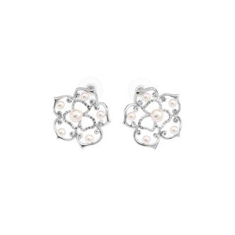 1 - Ottaviani 500304O earrings with pearls and crystals