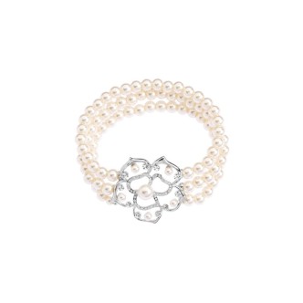 1 - Ottaviani 500304B bracelet with pearls and crystals