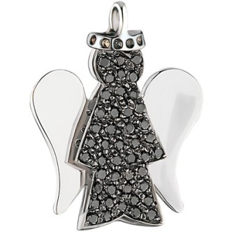 1 - Pendant Roberto Giannotti PZ576 White Gold collection Angels