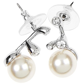 1 - Ottaviani 500309O earrings with pearls and crystals