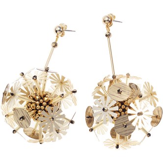 1 - Ottaviani 500349O earrings with crystals and beads