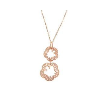 1 - Collana Roberto Giannotti NKT163 Oro Rosa collezione Angeli