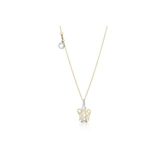 1 - Necklace Roberto Giannotti NKT257 Yellow Gold Angeli collection