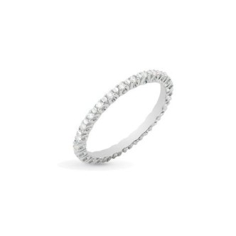 1 - Artlinea Ring ADF199DB14-4B 18Kt White Gold with diamonds collection Forever