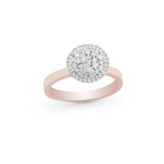 1 - Ring Artlinea AD496-LK 18 Kt Gold with diamonds Dream collection