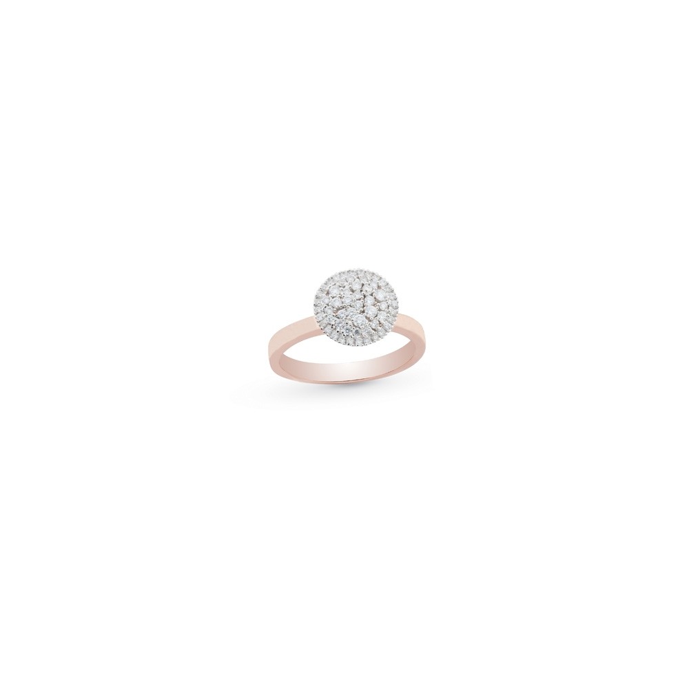 1 - Ring Artlinea AD496-LK 18 Kt Gold with diamonds Dream collection