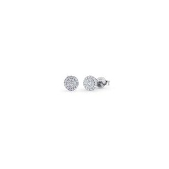 1 - Earrings Artlinea OD153-LB 18 kt white gold and diamonds Dream collection