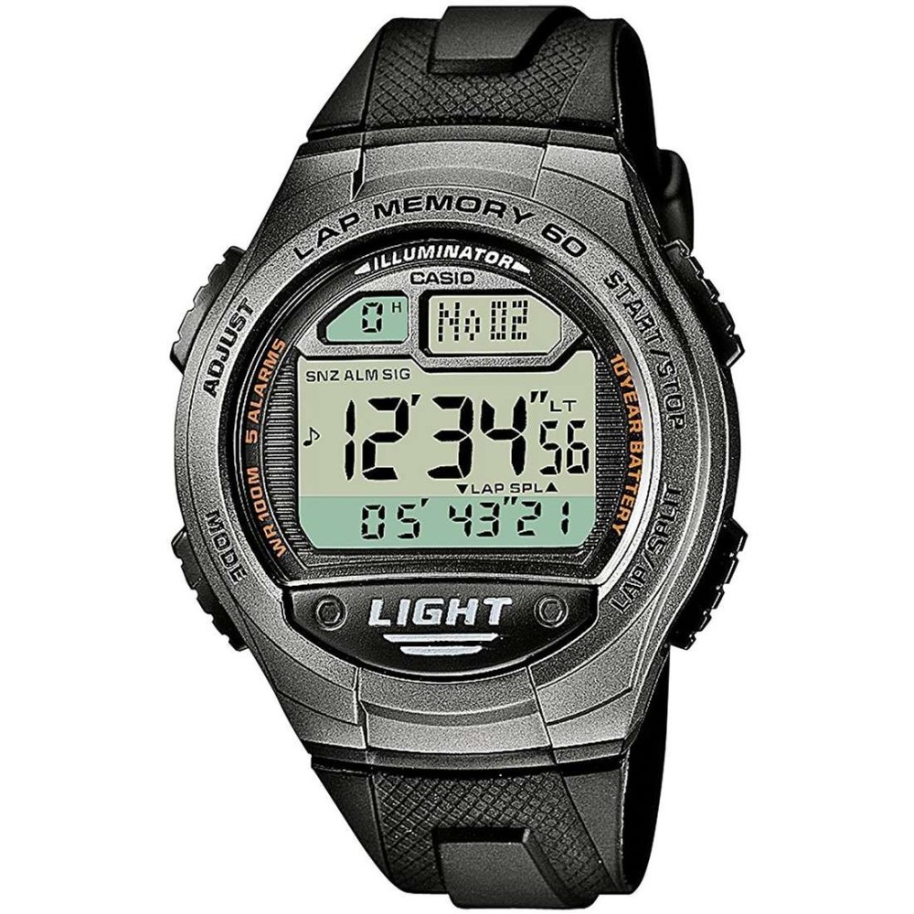 1 - Casio Men's Watch Digital resin strap W-734-1AVEF