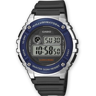 1 - Casio Men's Watch Digital resin strap W-216H-2AVEF