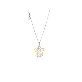 1 - Necklace Roberto Giannotti NKT259 White Gold 9 Kt Angeli collection