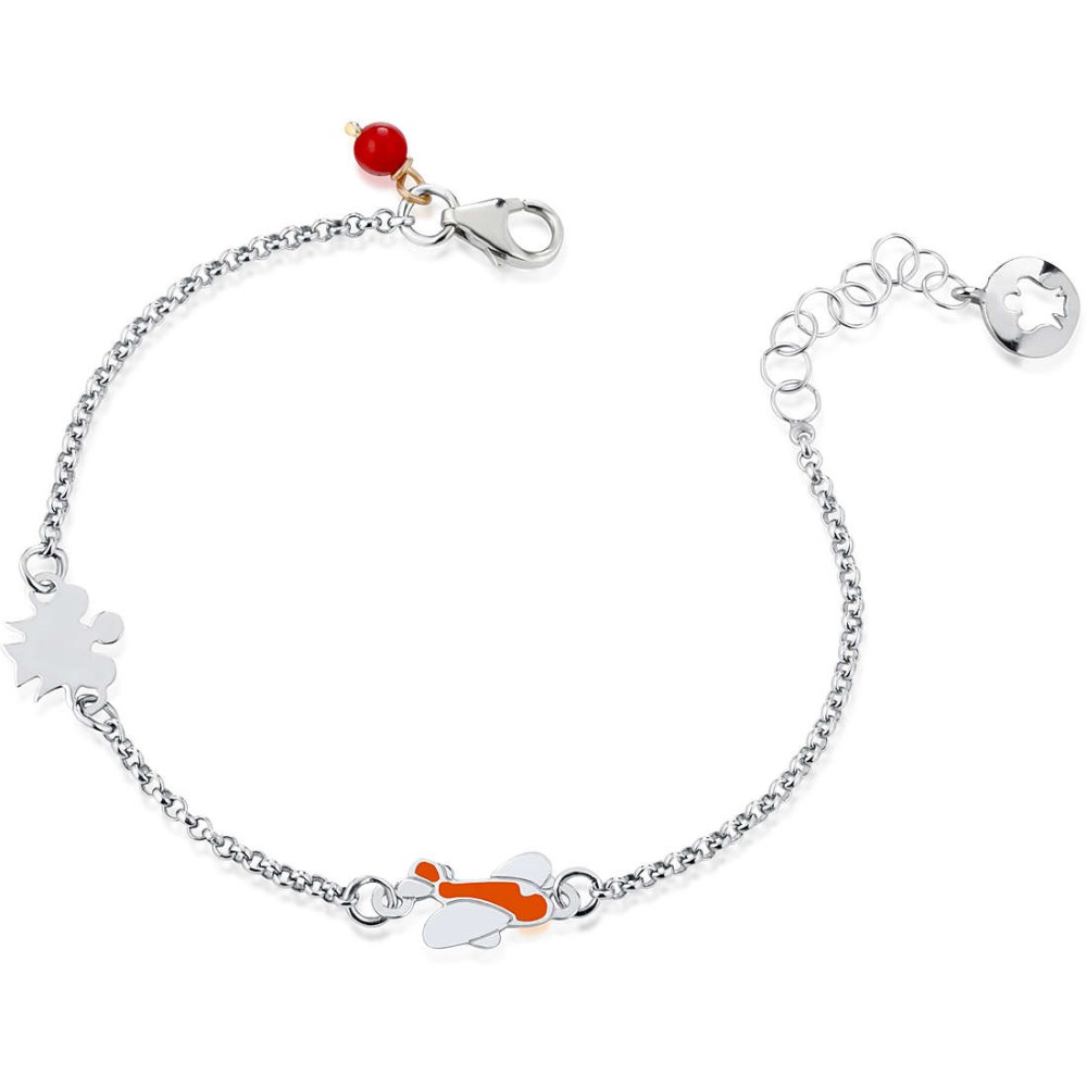 1 - Roberto Giannotti Bracelet NKT276 White Gold 9 Kt Il Giardino degli Angeli collection