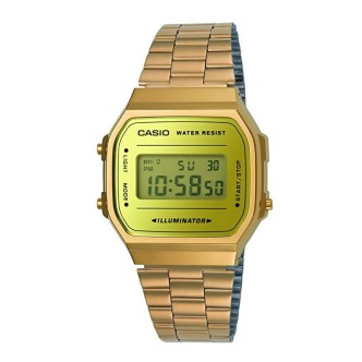 1 - Orologio Casio unisex digitale cinturino acciaio Vintage A168WEGM-9EF