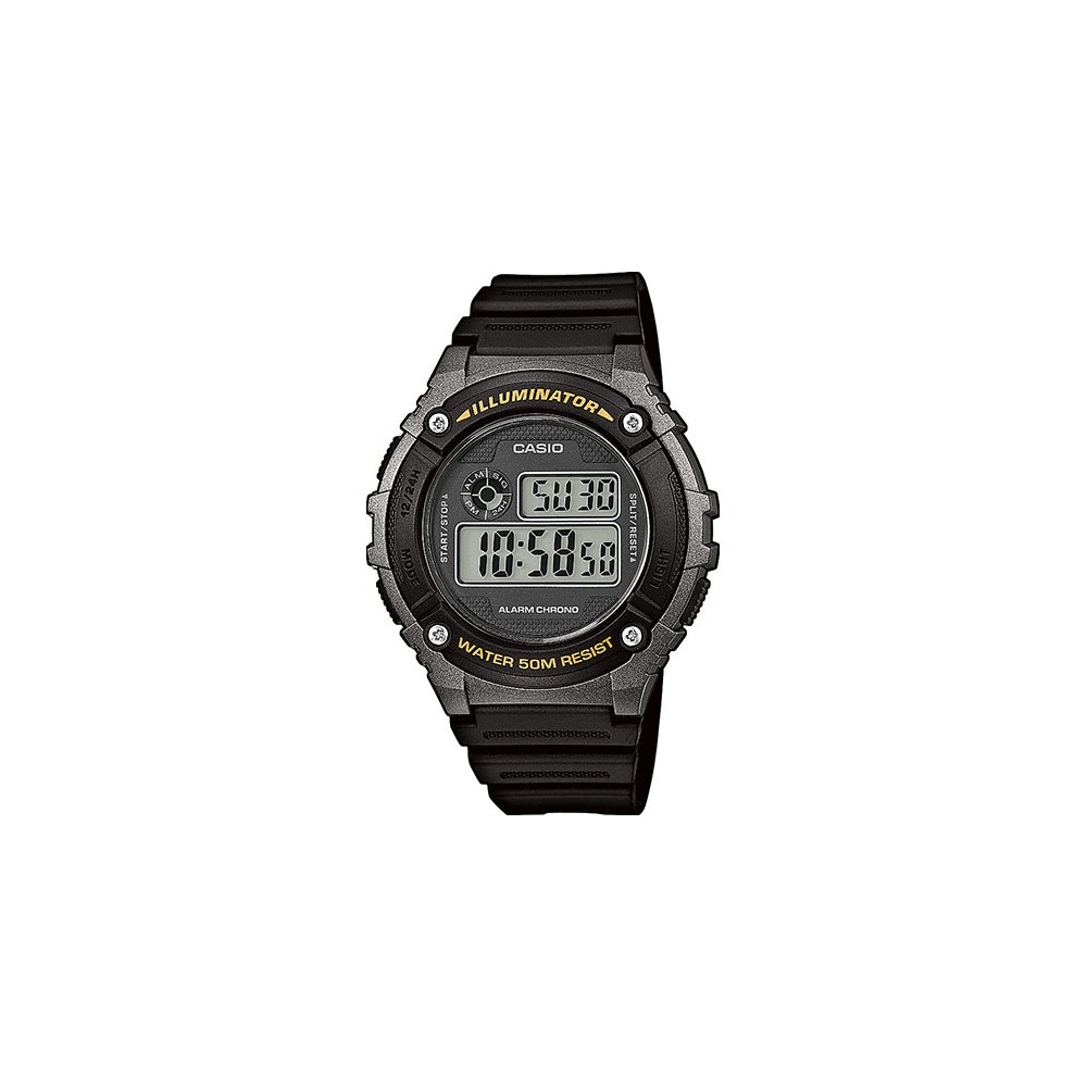 1 - Casio Digital Watch W-216H-1BVEF G-Shock collection