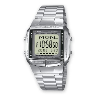 1 - Casio watch unisex digital Vintage steel strap DB-360N-1AEF