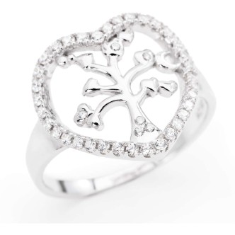 1 - Amen Ring RTL1-16 Silver 925 Tree of Life collection