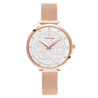 1 - Pierre Lannier Women's Only Time Clock 039L908 Eolia Collection