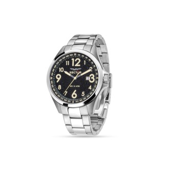 1 - Sector steel watch Man analogue only time steel bracelet R3253180003 Sector 180