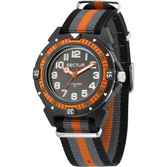 1 - Sector watch polycarbonate man Only time analogue Nylon strap R3251197024 Expander 90